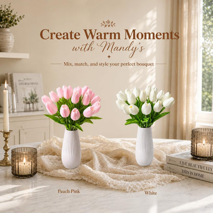 Artificial Yellow Tulips - Colors A