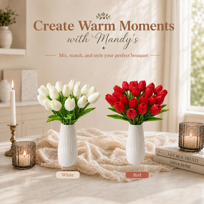 Artificial Yellow Tulips - Colors A