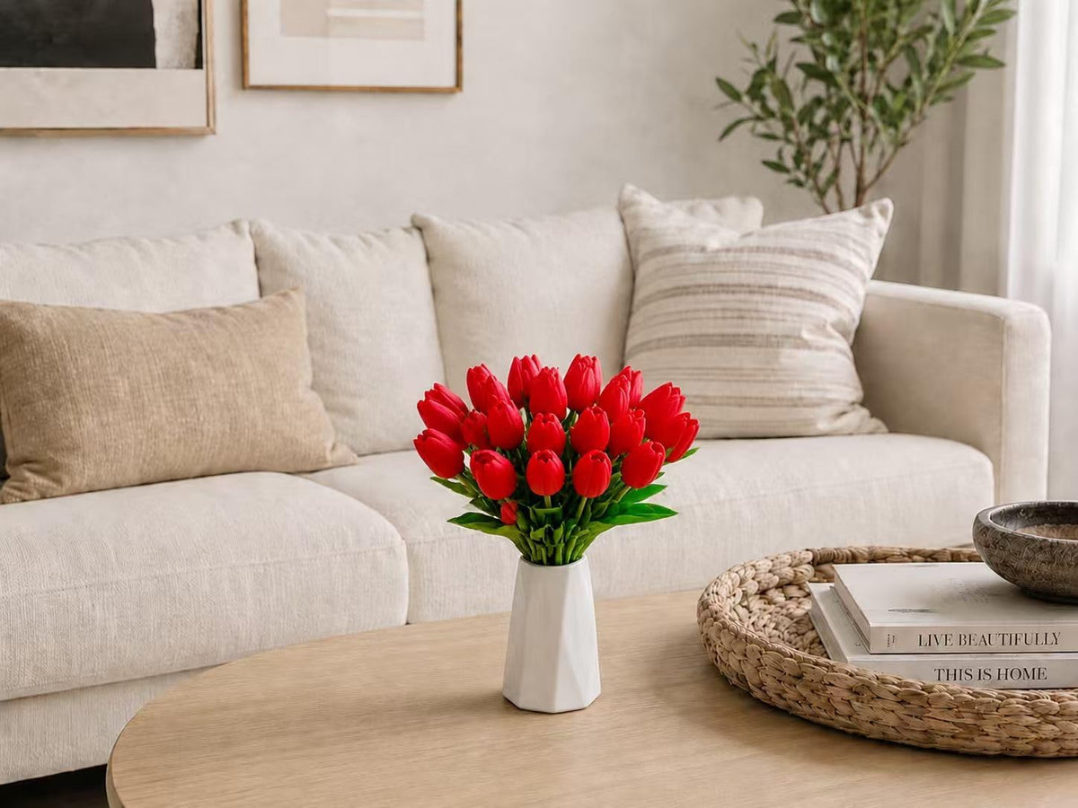 Artificial Yellow Tulips - Colors A