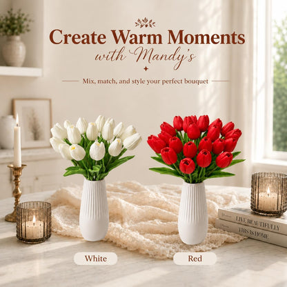 Artificial Yellow Tulips - Colors A