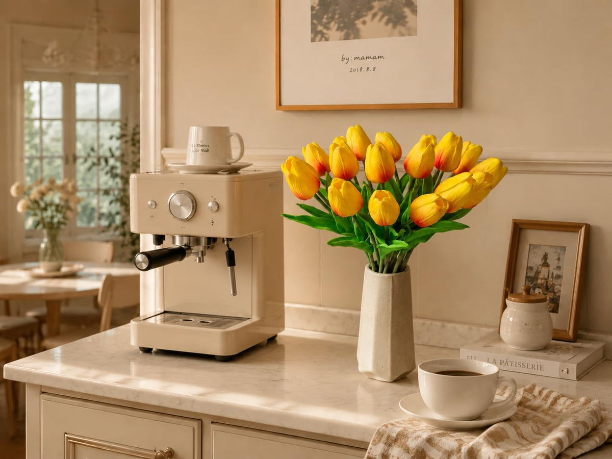 Artificial Yellow Tulips - Colors A