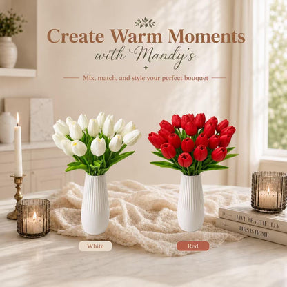Artificial Yellow Tulips - Colors A