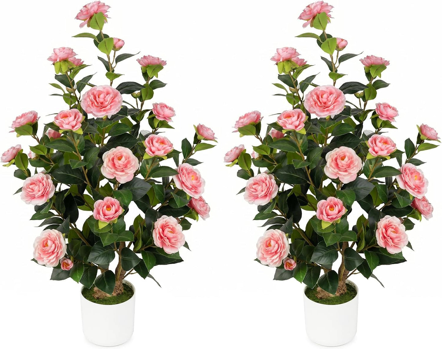 3FT Artificial Bougainvillea Tree, Faux Bougainvillea for Indoor Outdoor Decor, Lifelike Bougainvillea Artificial Flowers Plant for Outdoors, Front Porch, Entryway, Office & Living Room