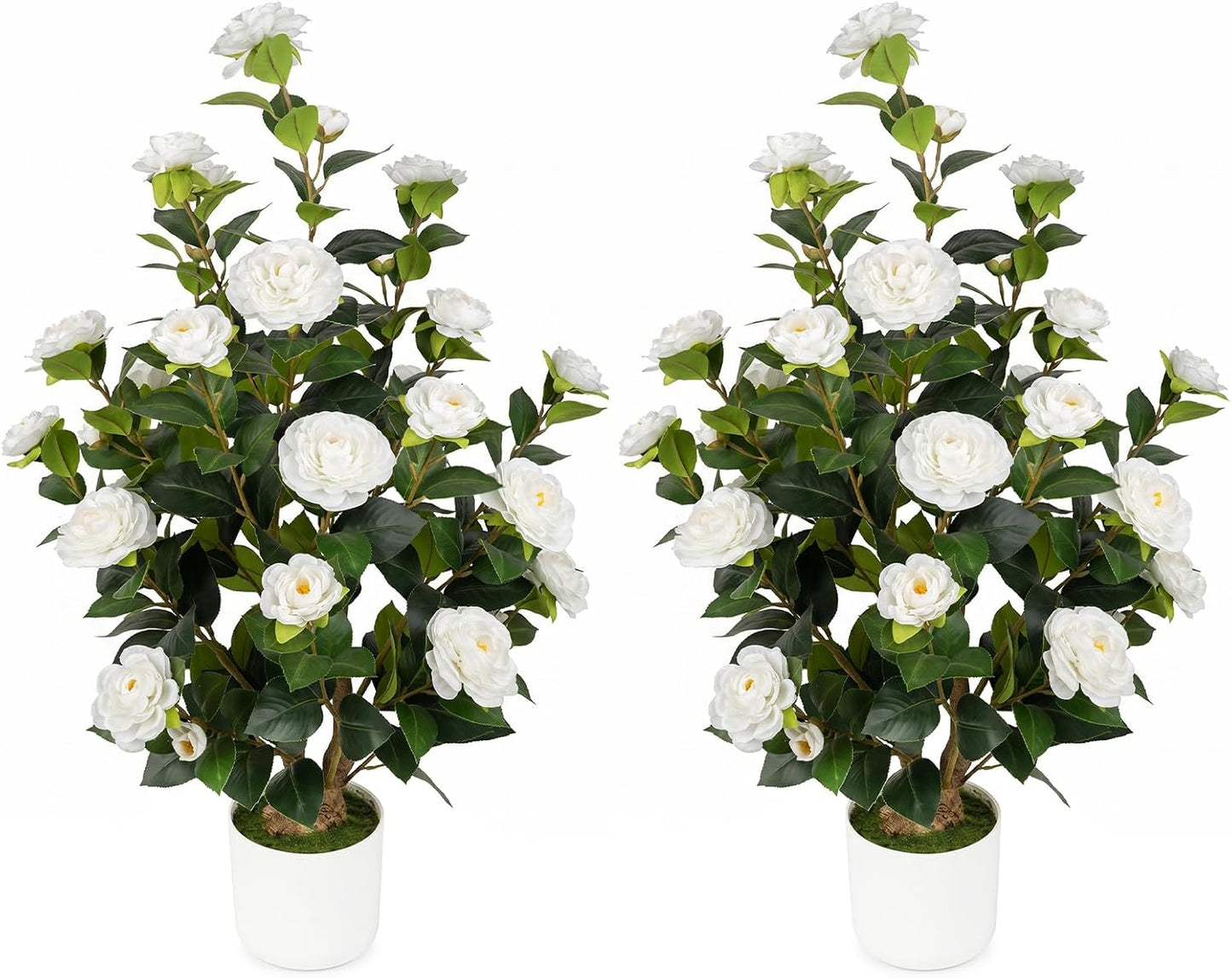 3FT Artificial Bougainvillea Tree, Faux Bougainvillea for Indoor Outdoor Decor, Lifelike Bougainvillea Artificial Flowers Plant for Outdoors, Front Porch, Entryway, Office & Living Room