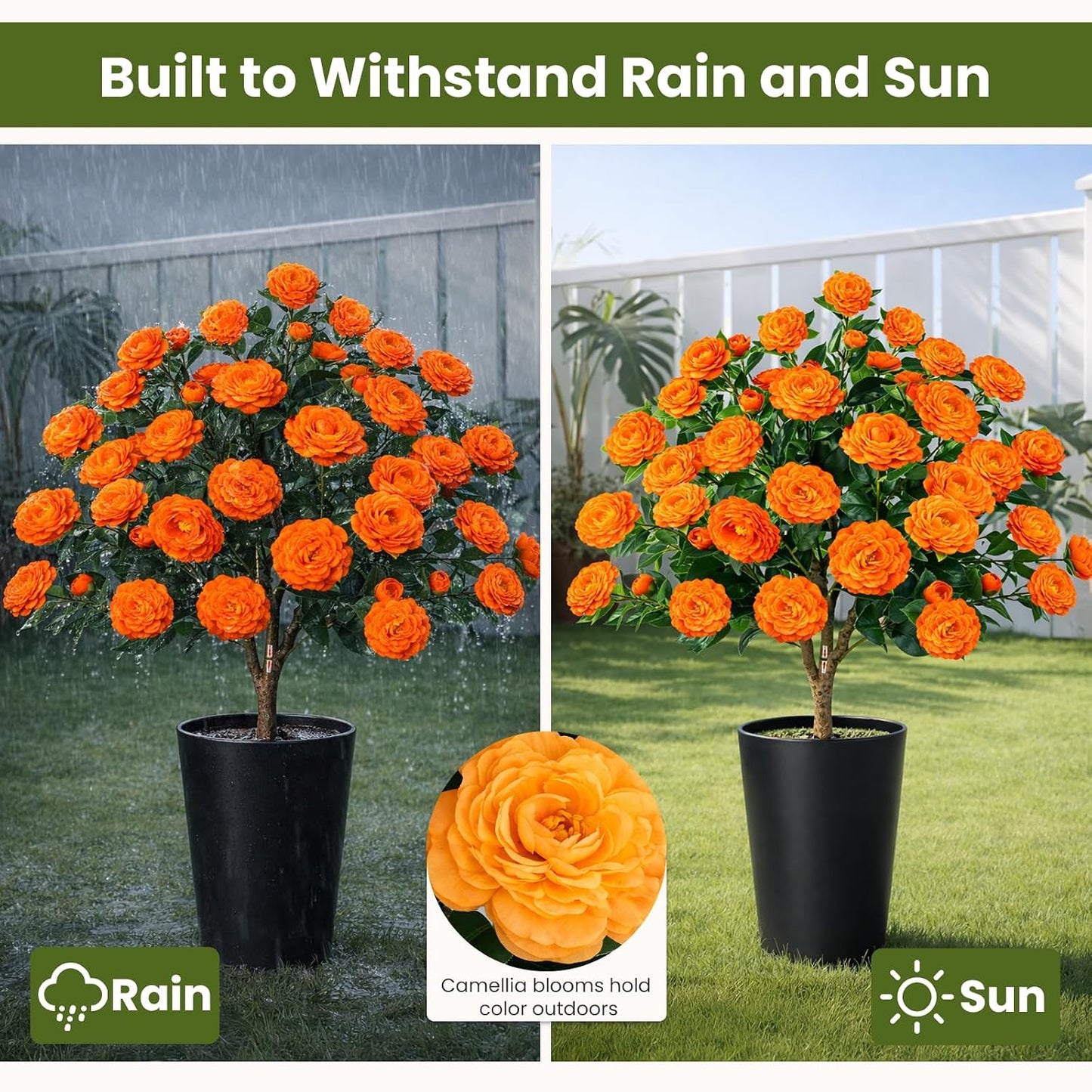 3FT Artificial Bougainvillea Tree, Faux Bougainvillea for Indoor Outdoor Decor, Lifelike Bougainvillea Artificial Flowers Plant for Outdoors, Front Porch, Entryway, Office & Living Room