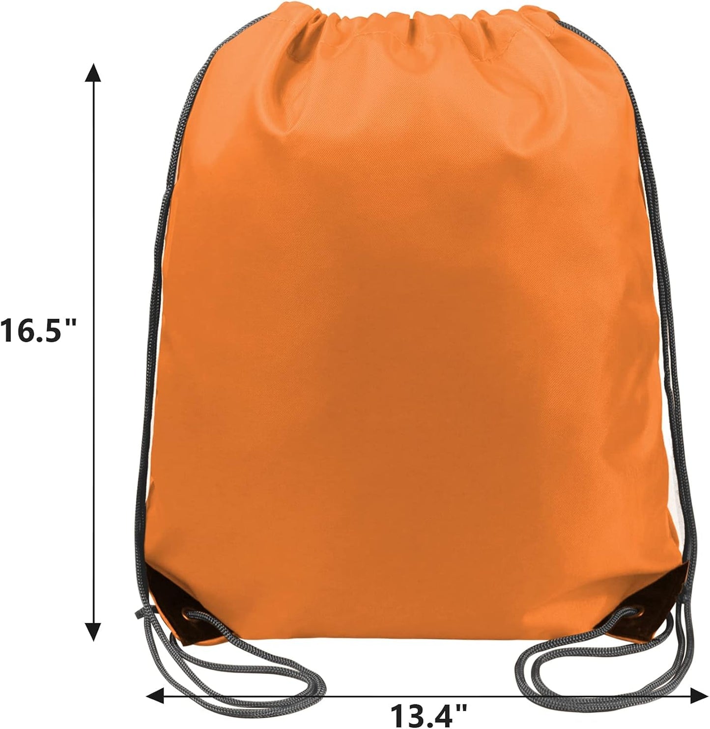 20 Pieces Yellow Cinch Sack Bags Bulk Gymsack for Christmas Sports Polyester Drawstring Backpacks for Heat Vinyl and Tie Dye Pull sinch Sackpack for Women and Men