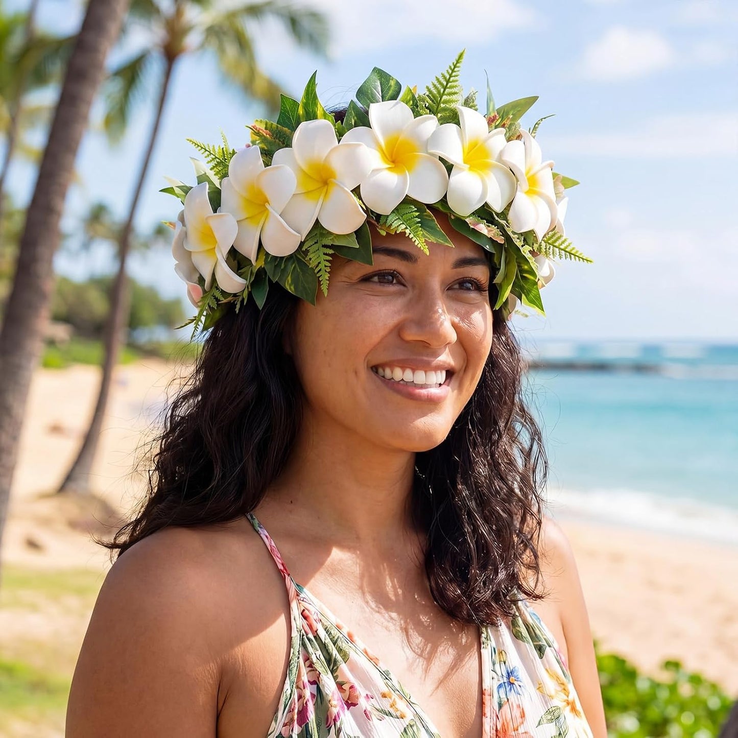 30 Pcs Hawaiian Plumeria Frangipani Artificial Flowers Fake Tropical Flowers with Stems for DIY Birthday Gifts Wedding Home Hawaiian Party Decor Table Centerpiece (Orange)