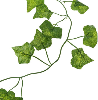 Reptile Terrarium Box Artificial Vine Decoration Lizard Green Leaves Fake Bearded Dragon Accessories Driftwood Reptile Supplies Reptile Heating Pad Reptile Tank Terrarium Reptile Plant