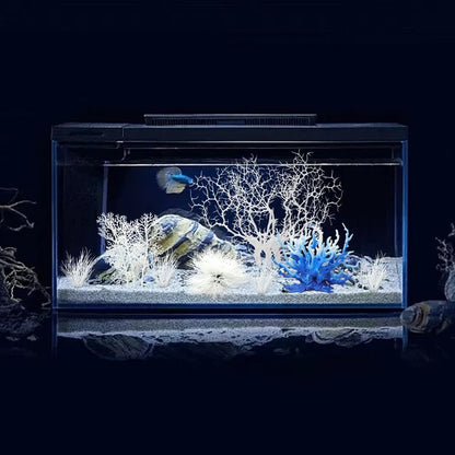 8 Pack Artificial Coral Ornament, Aquarium Plasitc Water Plants for Fish Tank Decorations