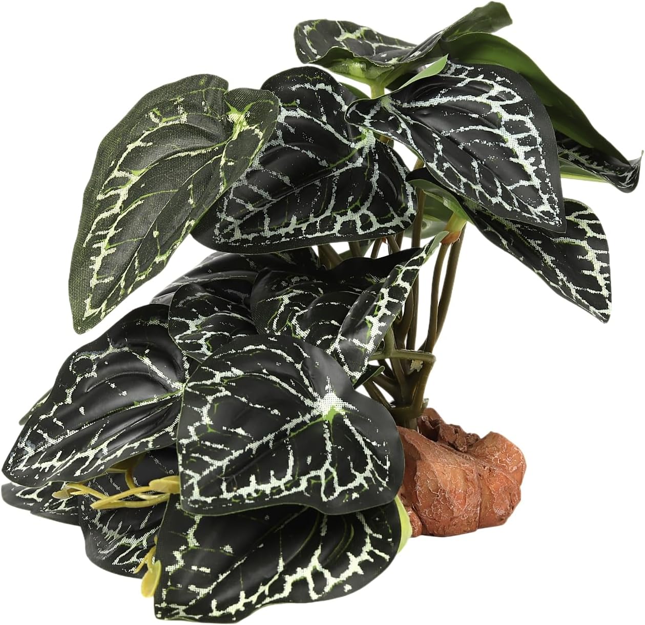 Reptile Plants for Terrarium, Ball Python Tank Decor Accessories fit Bearded Dragon Crested Leopard Gecko Lizard Chameleon Snake Frog Tortoise Hermit Crab - Fake Sweet Potato Vine