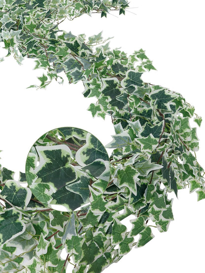 2Pack Artificial Ivy Artificial Vines Artificial Plants 12FT Fake Hanging Plants Silk for Garden Terrace Beach Party Decoration Wedding Decoration