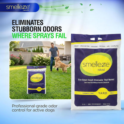 2 lb. Yard Odor Eliminator for Dogs – Long-Lasting Turf Cleaner for Pet Urine Outdoor & Poop | Safe for People, Pets, Plants & Planet | Works on Grass, Gravel, Patios & Kennels