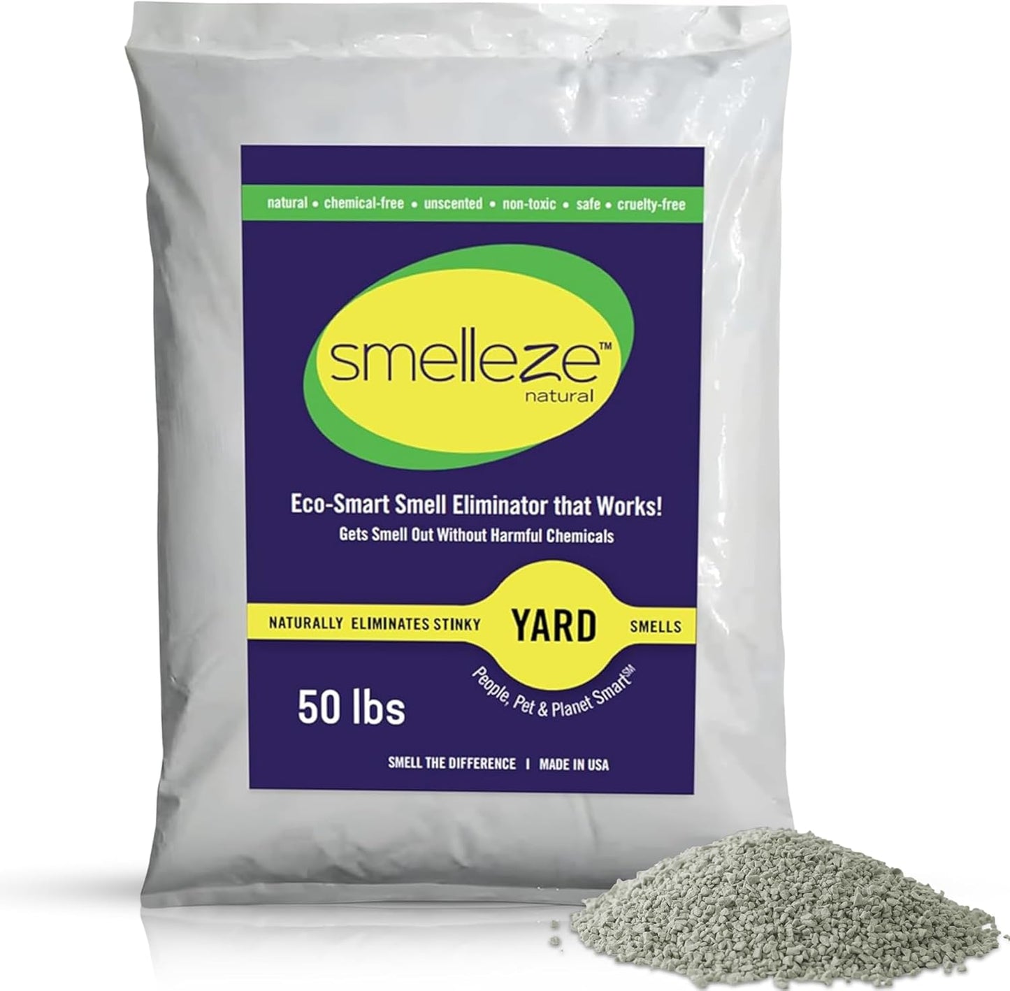2 lb. Yard Odor Eliminator for Dogs – Long-Lasting Turf Cleaner for Pet Urine Outdoor & Poop | Safe for People, Pets, Plants & Planet | Works on Grass, Gravel, Patios & Kennels