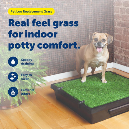 Pet Loo Portable Pet Potty Replacement Grass - Medium
