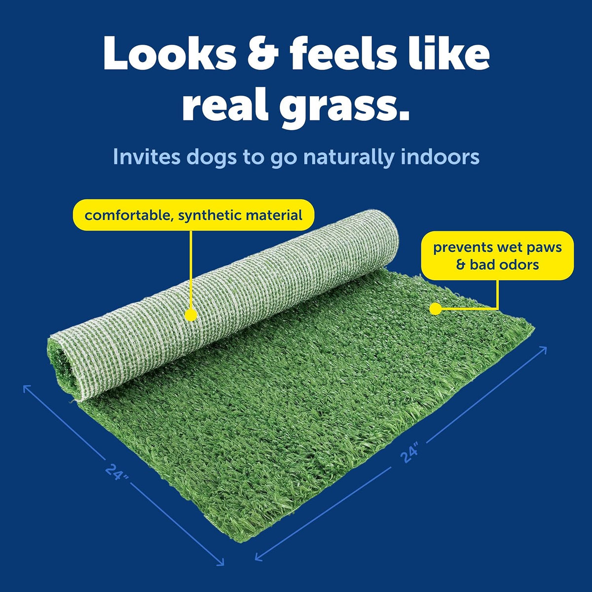 Pet Loo Portable Pet Potty Replacement Grass - Medium