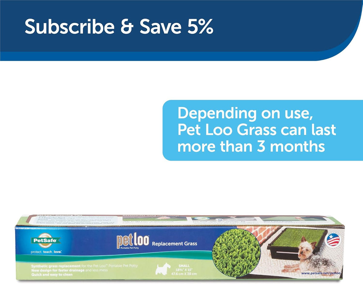 Pet Loo Portable Pet Potty Replacement Grass - Medium