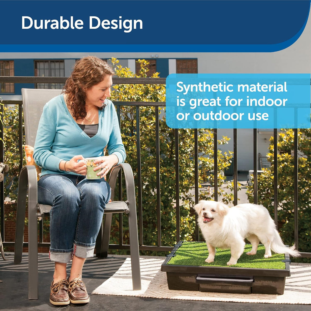 Pet Loo Portable Pet Potty Replacement Grass - Medium
