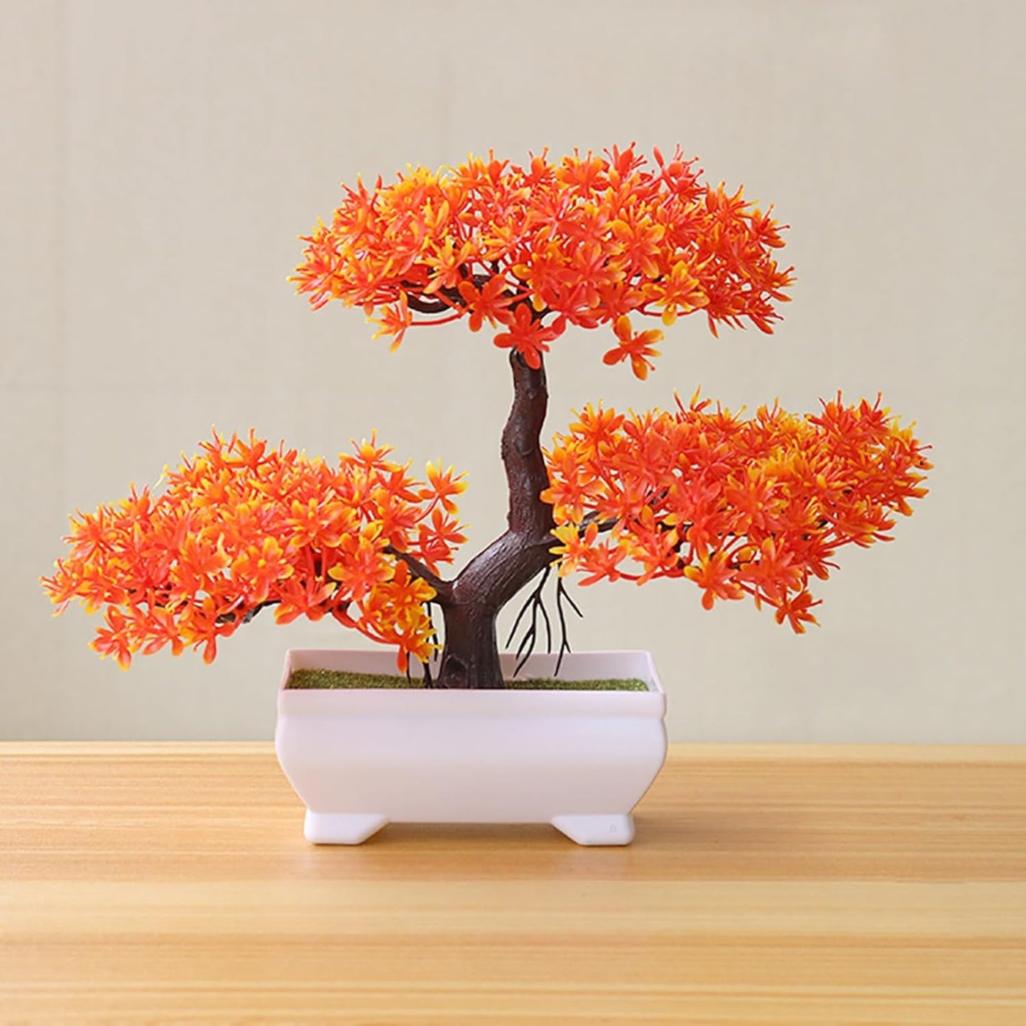 Artificial Bonsai Tree Juniper Faux Plants Indoor Small Fake Plants Decor with Pots for Home Table Office Desk Bathroom Shelf Bedroom Living Room Farmhouse Decorations Wedding Tabletop Gr