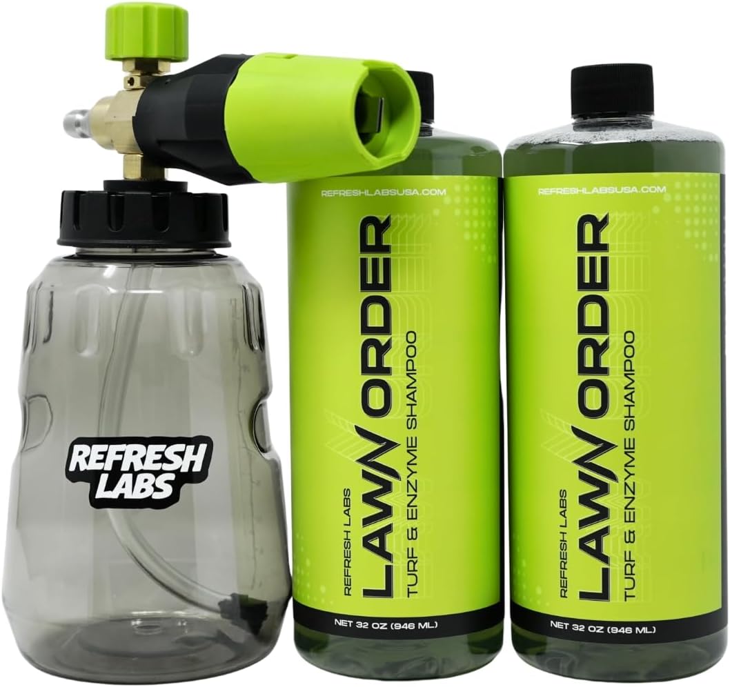 LawN Order Artificial Turf Cleaner & Odor Eliminator – Enzyme Powered, Pet & Kid Safe, Removes Pet Mess Smells (32 OZ Only)