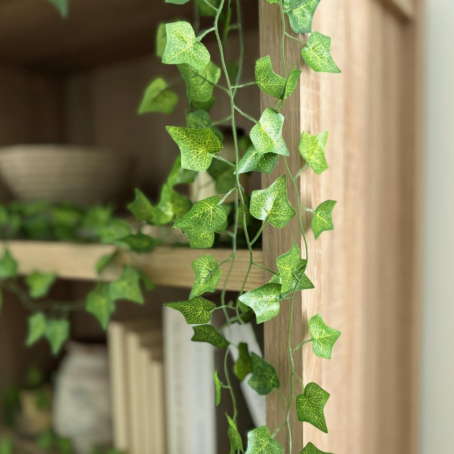 12 Pack 84Ft Artificial Ivy Garland, Fake Vines UV Resistant Greenery Leaves Fake Plants Hanging Aesthetic Vines for Home Bedroom Party Garden Wall Room Decor