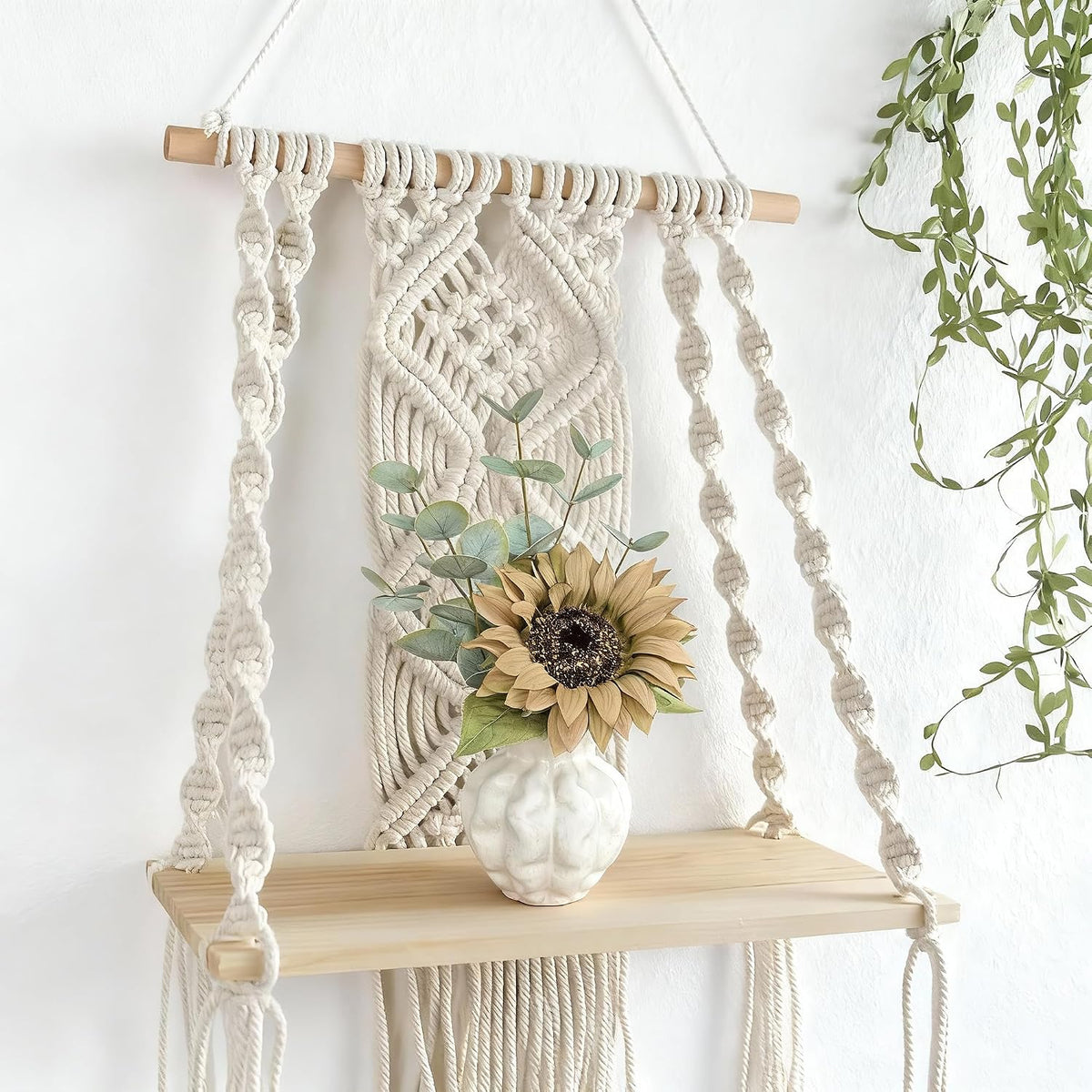 Real Touch Artificial Sunflowers, 4Pcs Faux Yellow Silk Sun Flowers