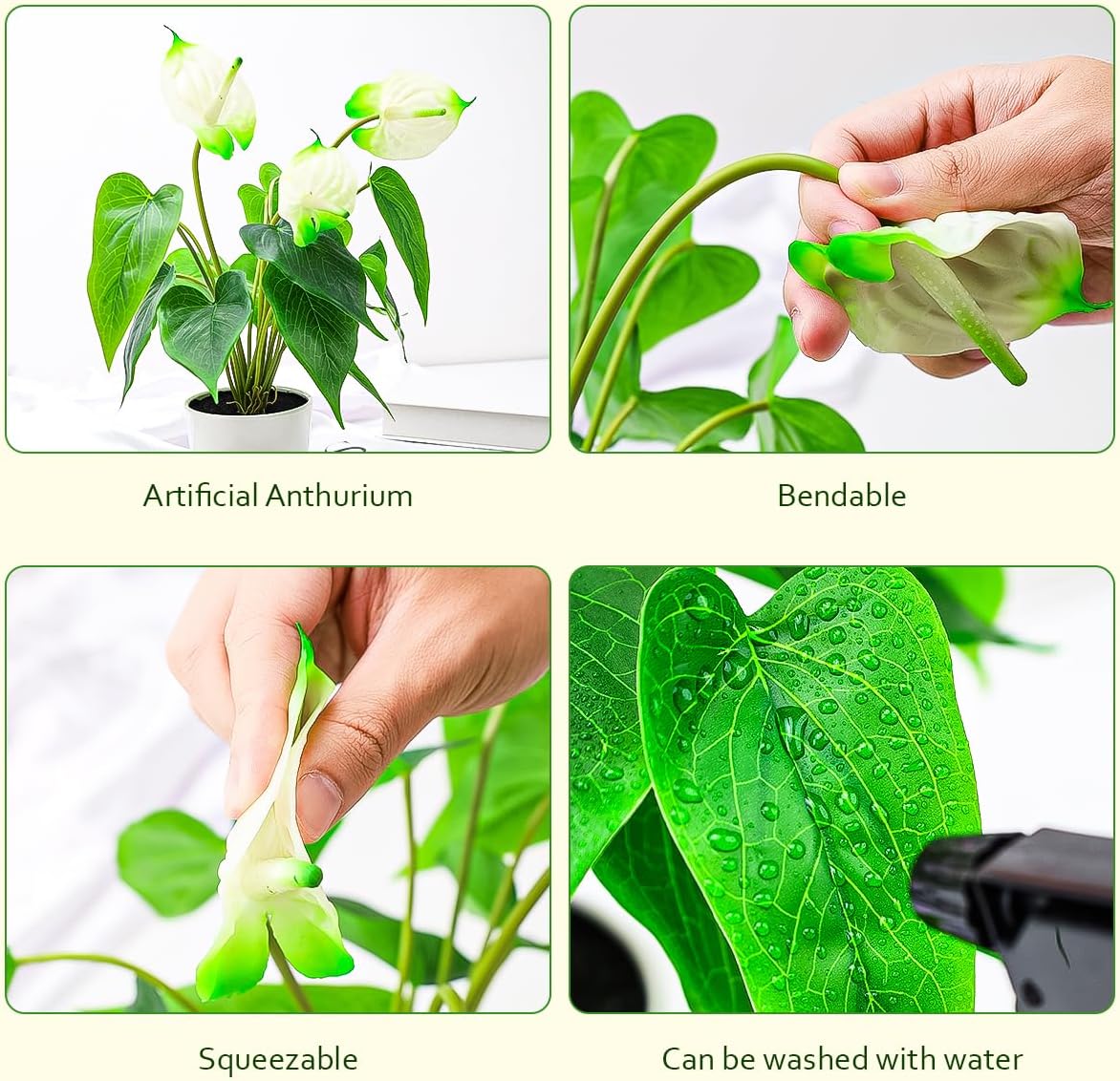 Artificial Flower Plants 16 Inch Pink Calla Lily Small Fake Potted | Faux Plant Indoor Peace Lily in pot Realistic Silk Flower Home Living Room Office Outdoor Bathroom Table Decor