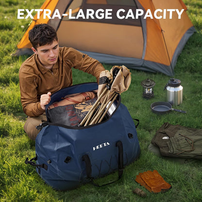 Waterproof Duffel Bag Travel Motorcycle Dry Bag Backpack 60L/80L/110L