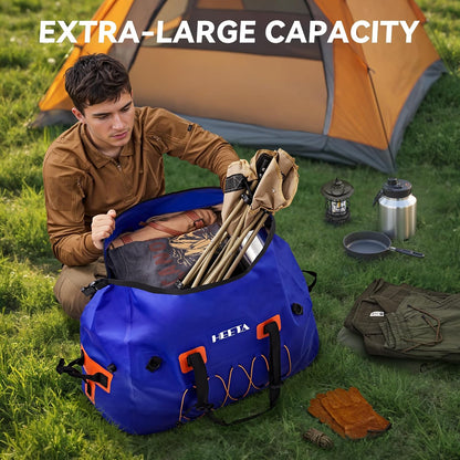Waterproof Duffel Bag Travel Motorcycle Dry Bag Backpack 60L/80L/110L