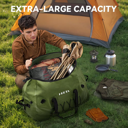 Waterproof Duffel Bag Travel Motorcycle Dry Bag Backpack 60L/80L/110L