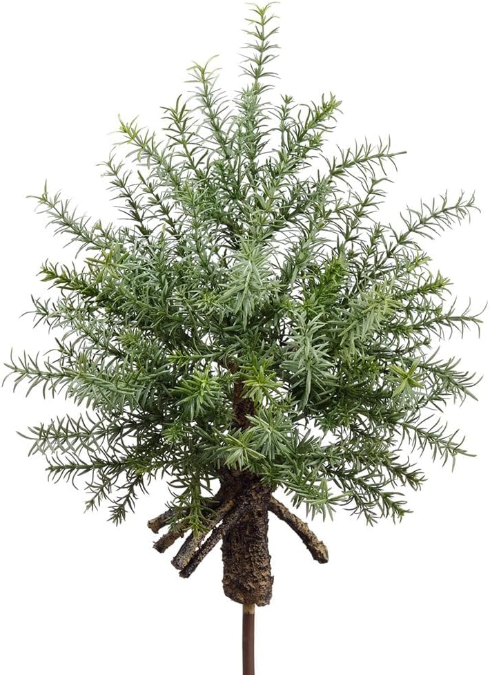 23in Artificial Rosemary Tree Branch Stem -Green (Pack of 2)
