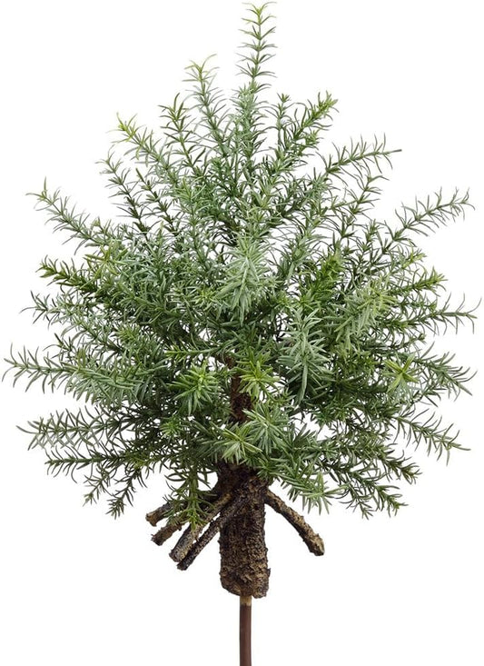 23in Artificial Rosemary Tree Branch Stem -Green (Pack of 2)