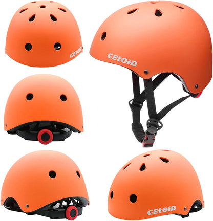 Kids Bike Helmet,Toddler Skateboard Helmets for Ages 2-3-5-8-14 Years Boys Girls，Adjustable Multi-Sport Bicycle Skateboarding Football Roller Skating Scooter Rollerblade Balance Bike Helmet