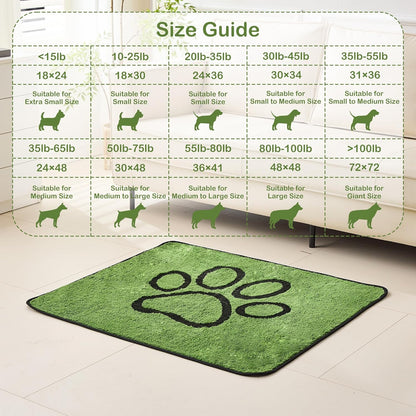 Reusable Dog Pee Pads, Washable Puppy Pads, Leak-Proof 18"x24" 2 Pack