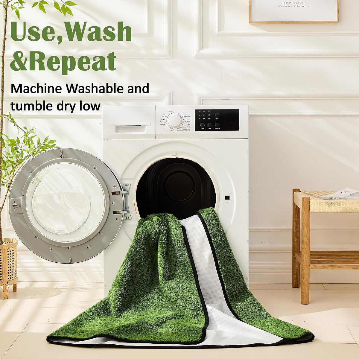 Reusable Dog Pee Pads, Washable Puppy Pads, Leak-Proof 18"x24" 2 Pack