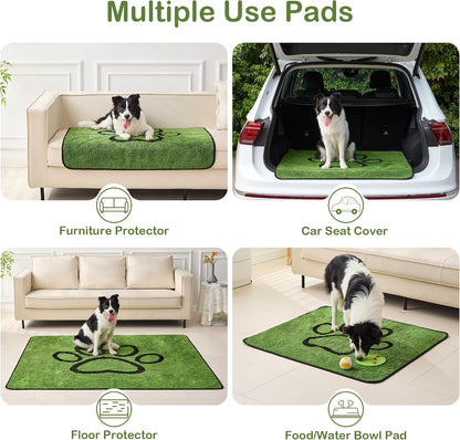 Reusable Dog Pee Pads, Washable Puppy Pads, Leak-Proof 18"x24" 2 Pack