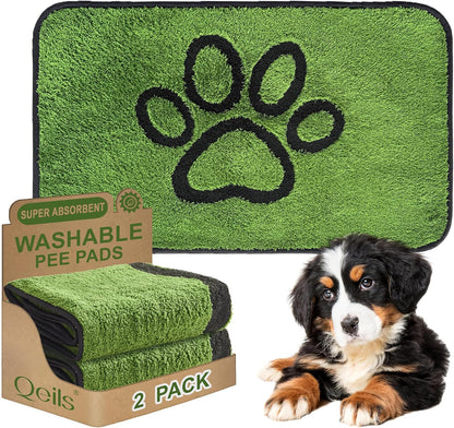Reusable Dog Pee Pads, Washable Puppy Pads, Leak-Proof 18"x24" 2 Pack