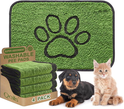 Reusable Dog Pee Pads, Washable Puppy Pads, Leak-Proof 18"x24" 2 Pack