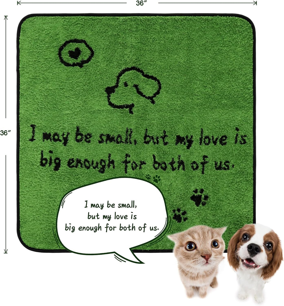 Reusable Dog Pee Pads, Washable Puppy Pads, Leak-Proof 18"x24" 2 Pack