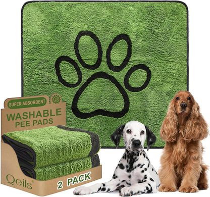 Reusable Dog Pee Pads, Washable Puppy Pads, Leak-Proof 18"x24" 2 Pack