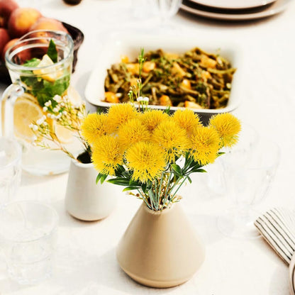Lifelike Artificial Dandelion Flowers Simulation Decor for Home Wedding Party and Office Faux Dandelion Branches Easy Maintenance