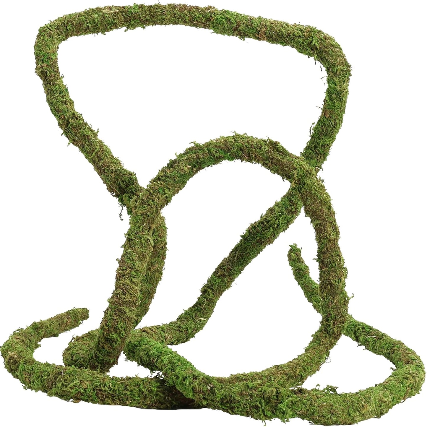 Moss Vine for Reptiles, Bendable Climbing Vines Reptile Tank Accessories, Natural Moss Rope for Leopard Gecko, Lizard, Snake, Chameleon, Frog Terrarium Decor (Jungle Green, 9.8 FT)
