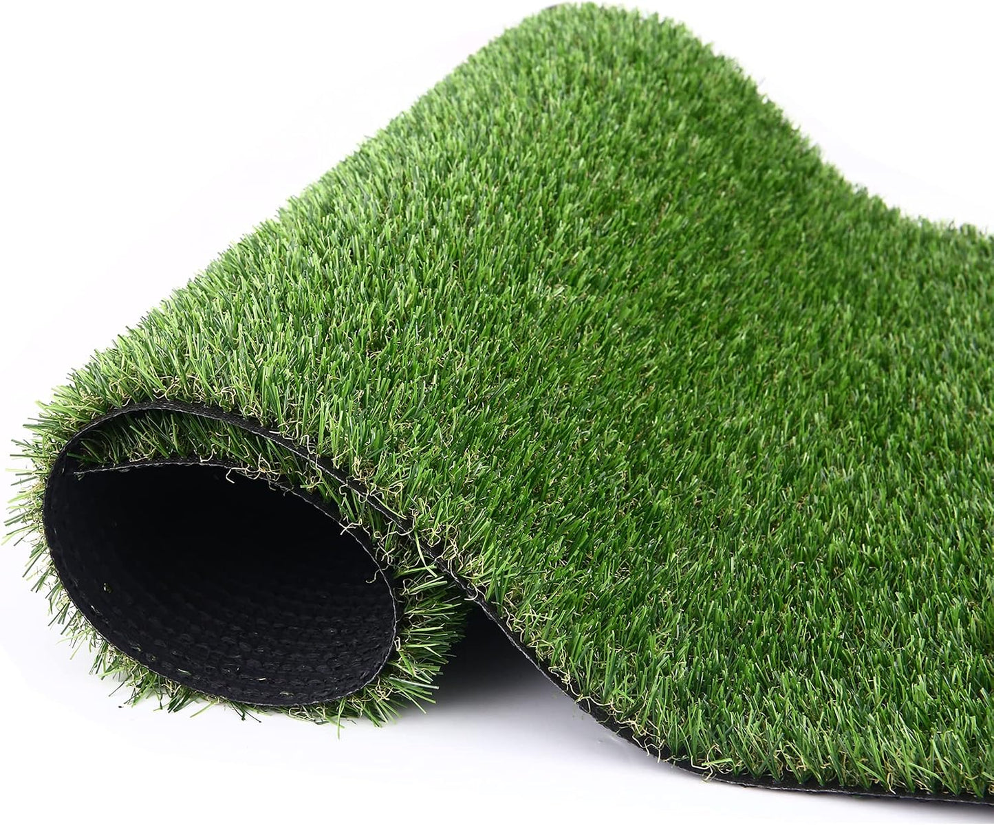 Artificial Grass Turf, 10ft x 12ft (120 ft²) 20mm Pile Height Indoor Outdoor Synthetic Realistic Faux Fake Astroturf Rug Carpet Mat for Balcony Decor Playground Patio Dogs