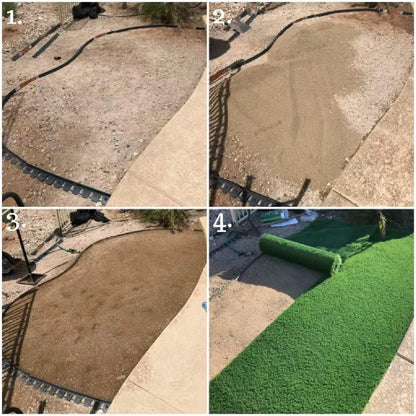 Artificial Grass Turf, 10ft x 12ft (120 ft²) 20mm Pile Height Indoor Outdoor Synthetic Realistic Faux Fake Astroturf Rug Carpet Mat for Balcony Decor Playground Patio Dogs