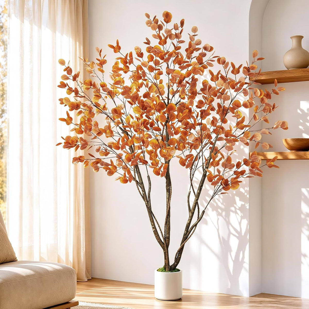 Artificial Cherry Blossom Tree 5FT, Pink Faux Floor Tree