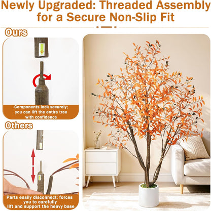 Artificial Cherry Blossom Tree 5FT, Pink Faux Floor Tree