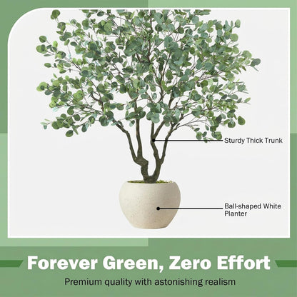 Artificial Cherry Blossom Tree 5FT, Pink Faux Floor Tree