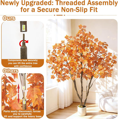 Artificial Cherry Blossom Tree 5FT, Pink Faux Floor Tree