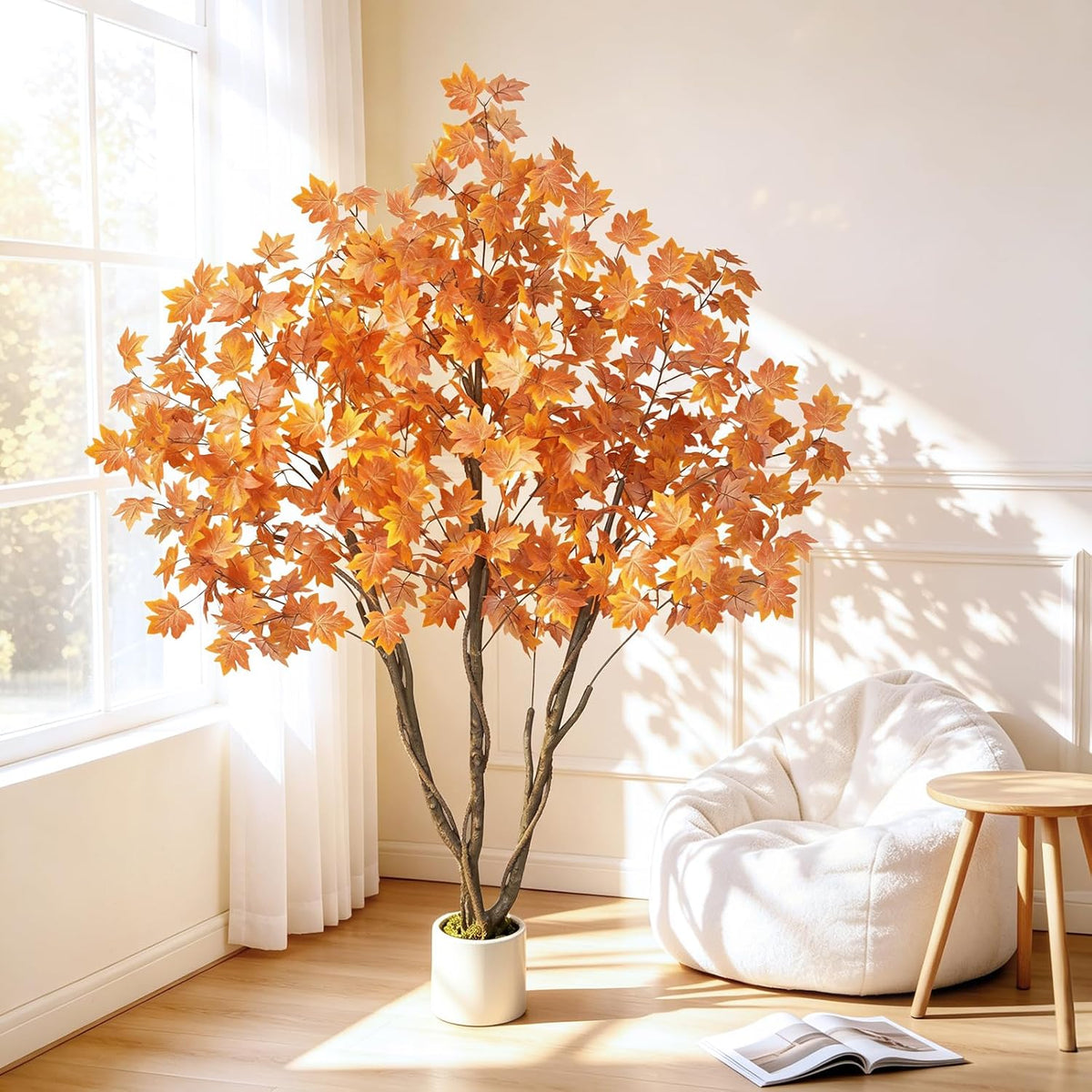 Artificial Cherry Blossom Tree 5FT, Pink Faux Floor Tree