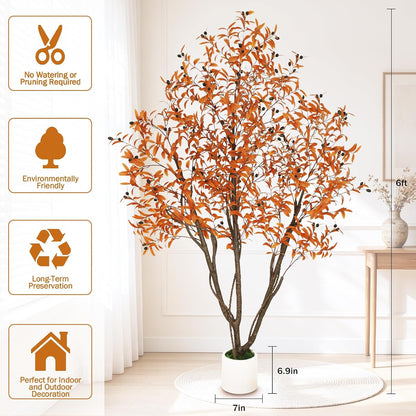 Artificial Cherry Blossom Tree 5FT, Pink Faux Floor Tree