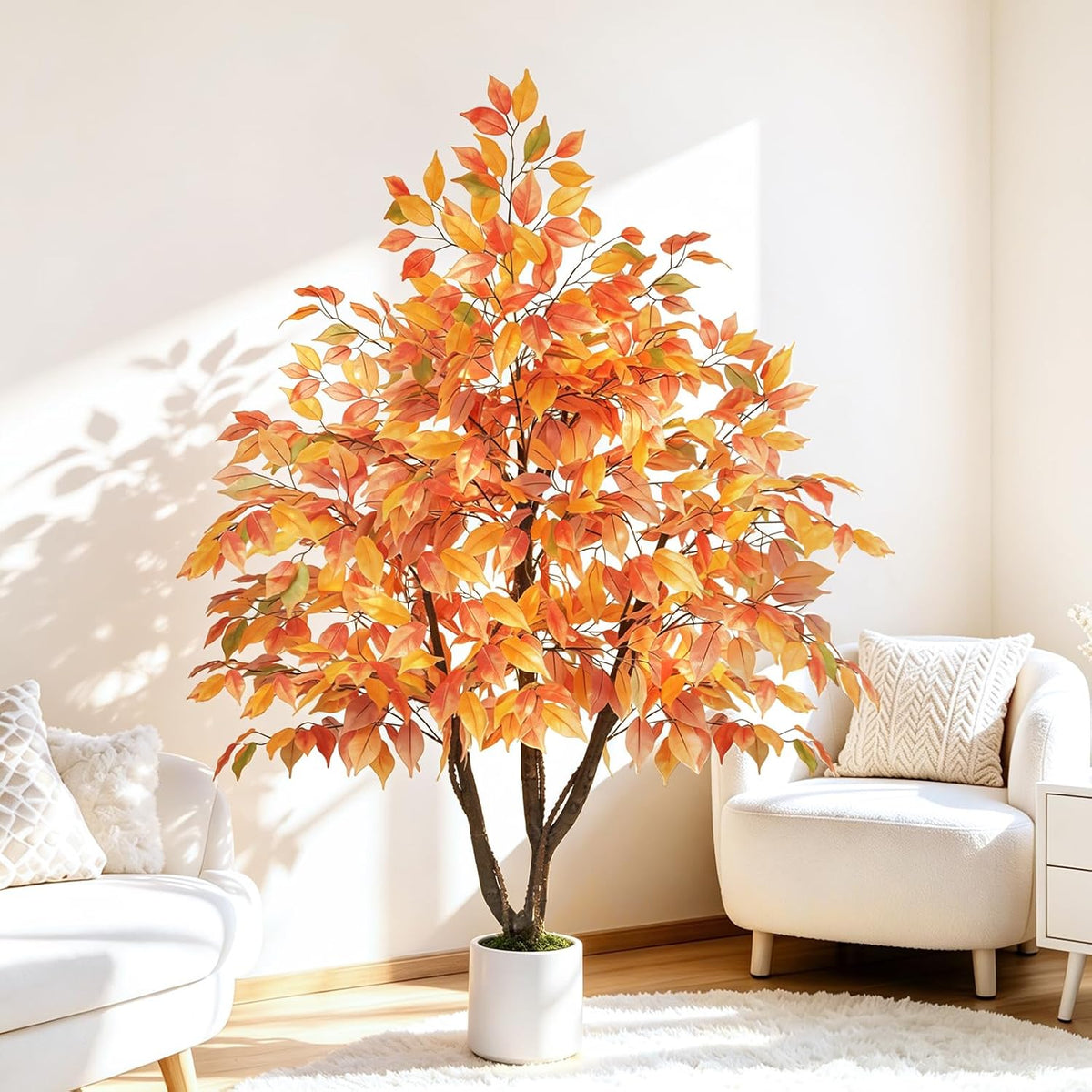 Artificial Cherry Blossom Tree 5FT, Pink Faux Floor Tree